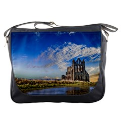 Ruin Church Ancient Architecture Messenger Bags by Celenk