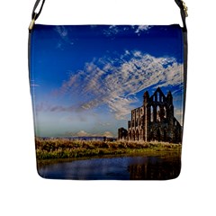 Ruin Church Ancient Architecture Flap Messenger Bag (l) 