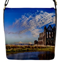 Ruin Church Ancient Architecture Flap Messenger Bag (s) by Celenk