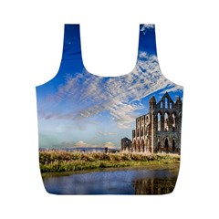 Ruin Church Ancient Architecture Full Print Recycle Bags (m)  by Celenk