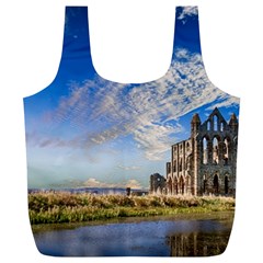 Ruin Church Ancient Architecture Full Print Recycle Bags (l)  by Celenk