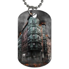 War Destruction Armageddon Disaster Dog Tag (two Sides) by Celenk