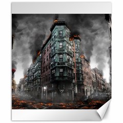 War Destruction Armageddon Disaster Canvas 8  X 10  by Celenk