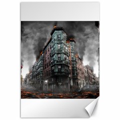 War Destruction Armageddon Disaster Canvas 12  X 18   by Celenk