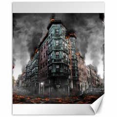 War Destruction Armageddon Disaster Canvas 16  X 20   by Celenk