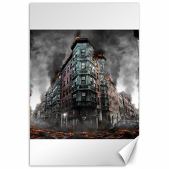 War Destruction Armageddon Disaster Canvas 24  X 36  by Celenk