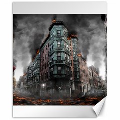 War Destruction Armageddon Disaster Canvas 11  X 14   by Celenk