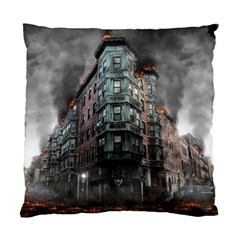 War Destruction Armageddon Disaster Standard Cushion Case (one Side) by Celenk