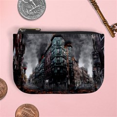 War Destruction Armageddon Disaster Mini Coin Purses by Celenk