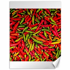 Chilli Pepper Spicy Hot Red Spice Canvas 36  X 48  