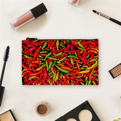 Chilli Pepper Spicy Hot Red Spice Cosmetic Bag (small)  by Celenk