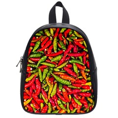 Chilli Pepper Spicy Hot Red Spice School Bag (small) by Celenk