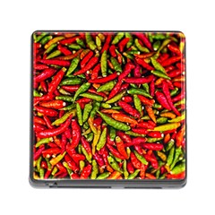 Chilli Pepper Spicy Hot Red Spice Memory Card Reader (square) by Celenk