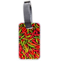 Chilli Pepper Spicy Hot Red Spice Luggage Tags (two Sides) by Celenk