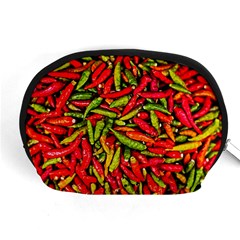 Chilli Pepper Spicy Hot Red Spice Accessory Pouches (medium)  by Celenk