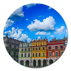 Buildings Architecture Architectural Magnet 5  (round) by Celenk