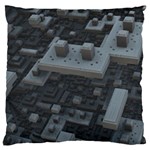 Backdrop Construction Pattern Large Cushion Case (Two Sides) Front