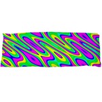 Lilac Yellow Wave Abstract Pattern Body Pillow Case Dakimakura (Two Sides) Front