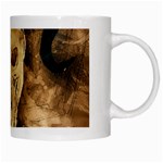 Skull Demon Scary Halloween Horror White Mugs Right