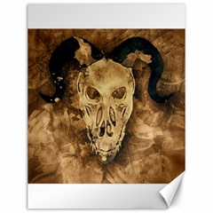 Skull Demon Scary Halloween Horror Canvas 12  X 16   by Celenk