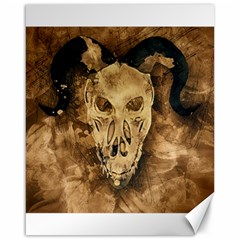 Skull Demon Scary Halloween Horror Canvas 16  X 20   by Celenk