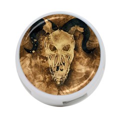 Skull Demon Scary Halloween Horror 4-port Usb Hub (one Side) by Celenk