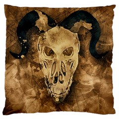 Skull Demon Scary Halloween Horror Standard Flano Cushion Case (two Sides) by Celenk