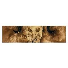 Skull Demon Scary Halloween Horror Satin Scarf (oblong) by Celenk