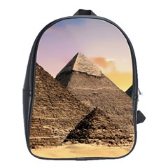 Pyramids Egypt School Bag (large) by Celenk