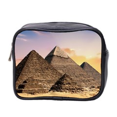 Pyramids Egypt Mini Toiletries Bag 2-side by Celenk