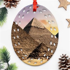 Pyramids Egypt Ornament (oval Filigree)