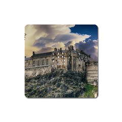 Castle Monument Landmark Square Magnet by Celenk