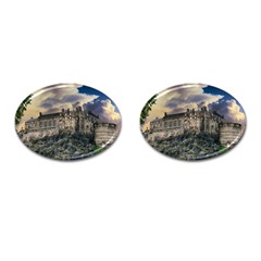 Castle Monument Landmark Cufflinks (oval) by Celenk