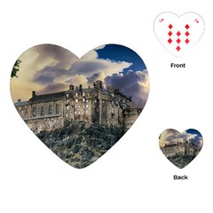 Castle Monument Landmark Playing Cards (heart)  by Celenk