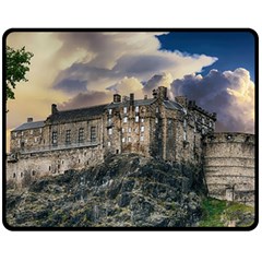 Castle Monument Landmark Double Sided Fleece Blanket (medium)  by Celenk