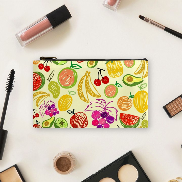 Cute Fruits Pattern Cosmetic Bag (Small) 