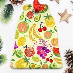 Cute Fruits Pattern Ornament (bell)