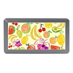 Cute Fruits Pattern Memory Card Reader (mini) by paulaoliveiradesign