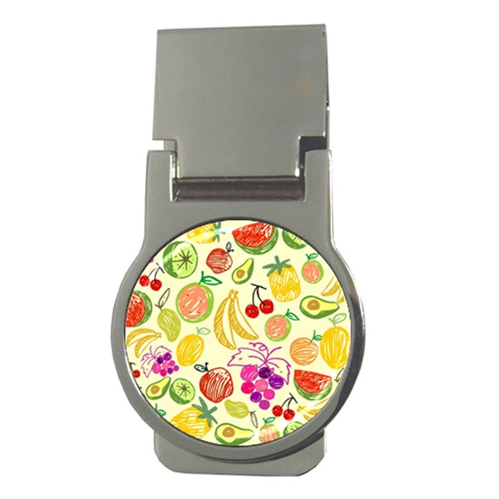 Cute Fruits Pattern Money Clips (Round) 