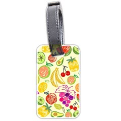 Cute Fruits Pattern Luggage Tags (two Sides)