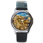 Monument President Landmark Round Metal Watch Front