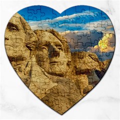 Monument President Landmark Jigsaw Puzzle (heart) by Celenk