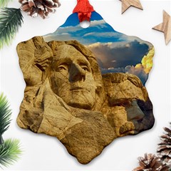 Monument President Landmark Snowflake Ornament (two Sides) by Celenk