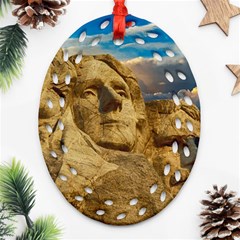 Monument President Landmark Ornament (oval Filigree) by Celenk