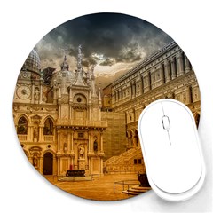 Palace Monument Architecture Round Mousepads