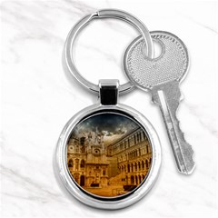 Palace Monument Architecture Key Chains (Round) 