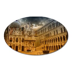 Palace Monument Architecture Oval Magnet