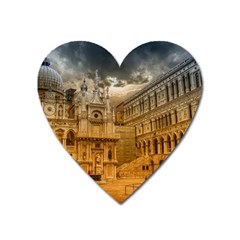 Palace Monument Architecture Heart Magnet