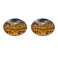 Palace Monument Architecture Cufflinks (Oval)