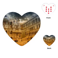 Palace Monument Architecture Playing Cards (Heart) 